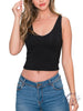 Sunny Days Cropped V-Neck Tank