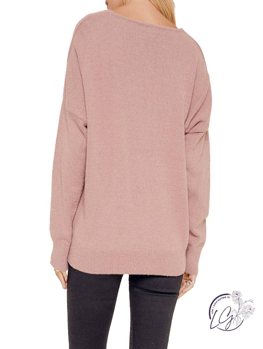 Don't Forget About Me V-Neck Sweater