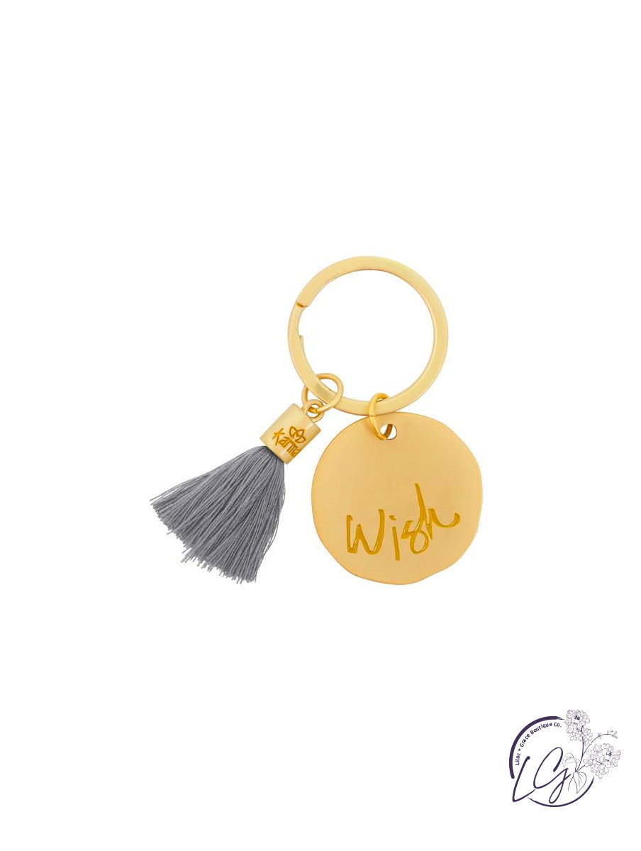 Round Tassel Keychains