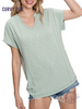 Curvy By The Book Basic V-Neck