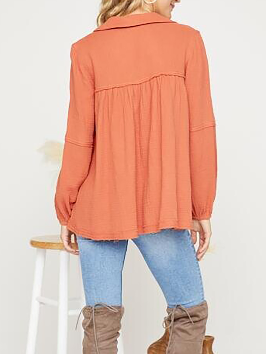 With you Again Long Sleeve Tunic