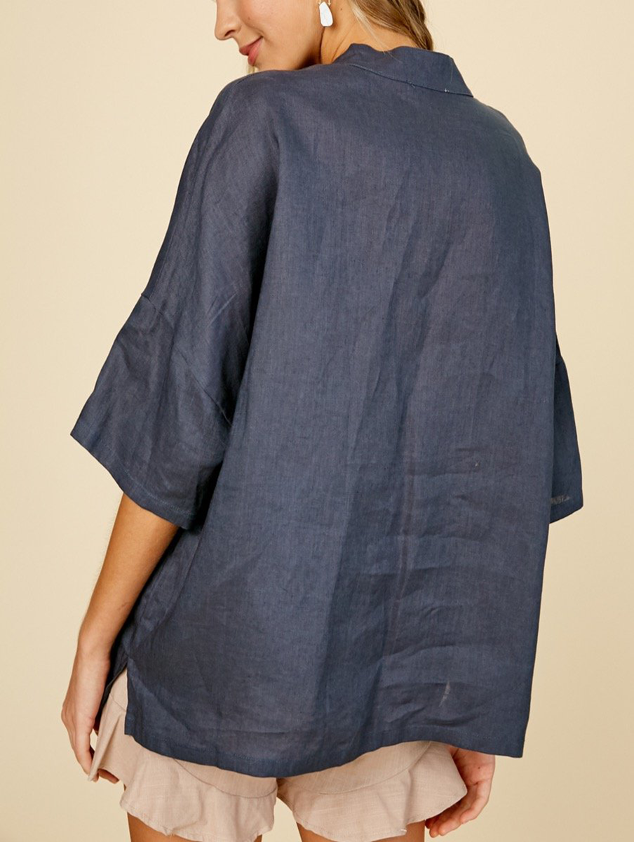 It's Simple Linen Top