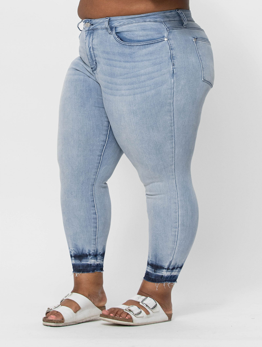 Curvy Anna Mid Rise Skinny by Judy Blue