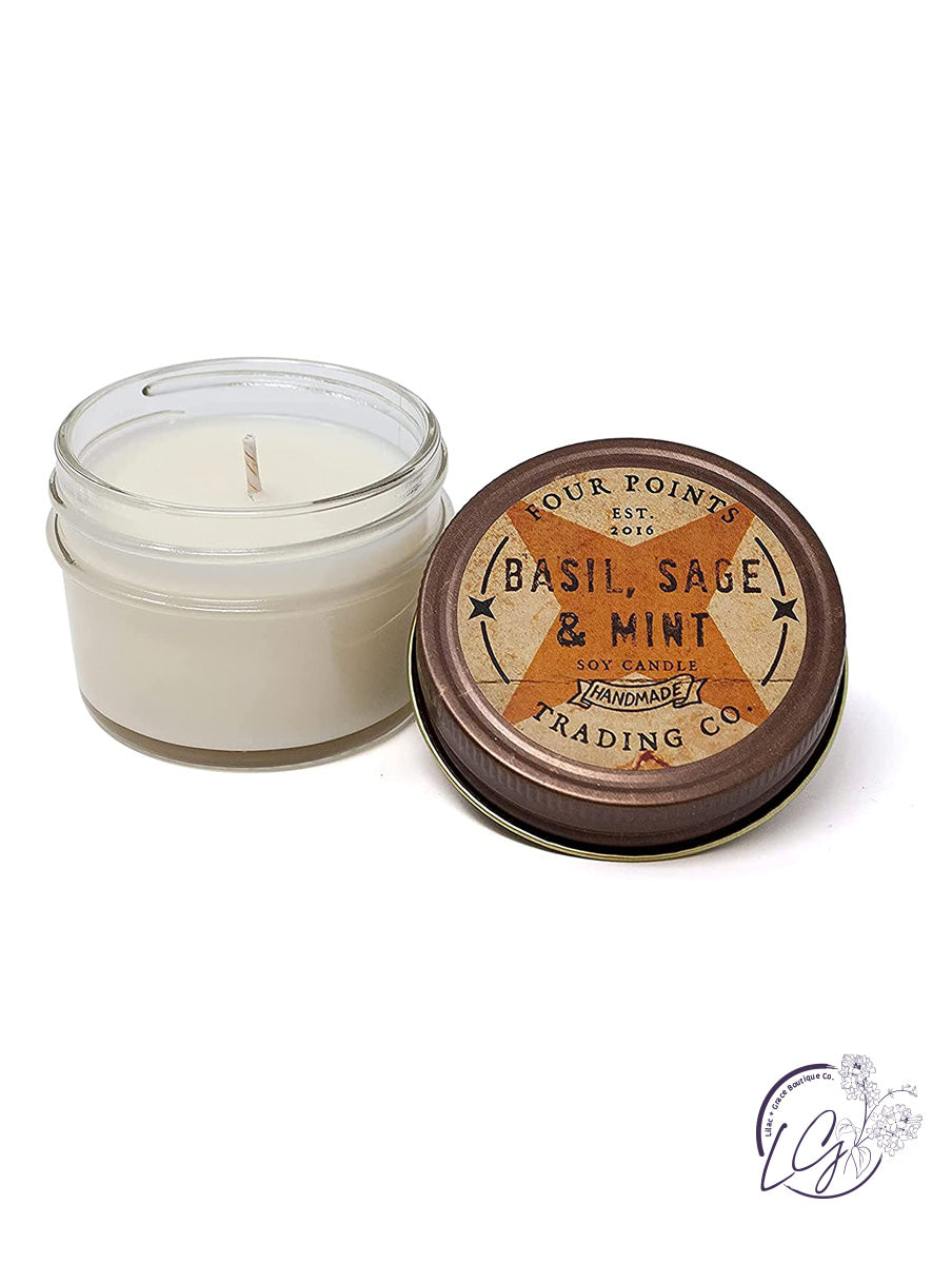 OutDoors Scent Soy Candles in a 4 oz  Tin