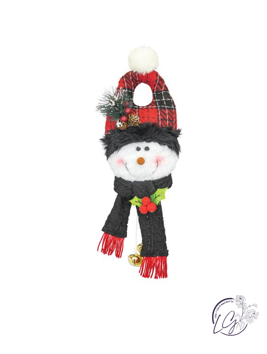 Santa & Snowman Door Knob Hanger