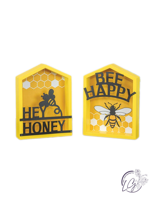 BEE HAPPY HONEYCOMB TABLETOP