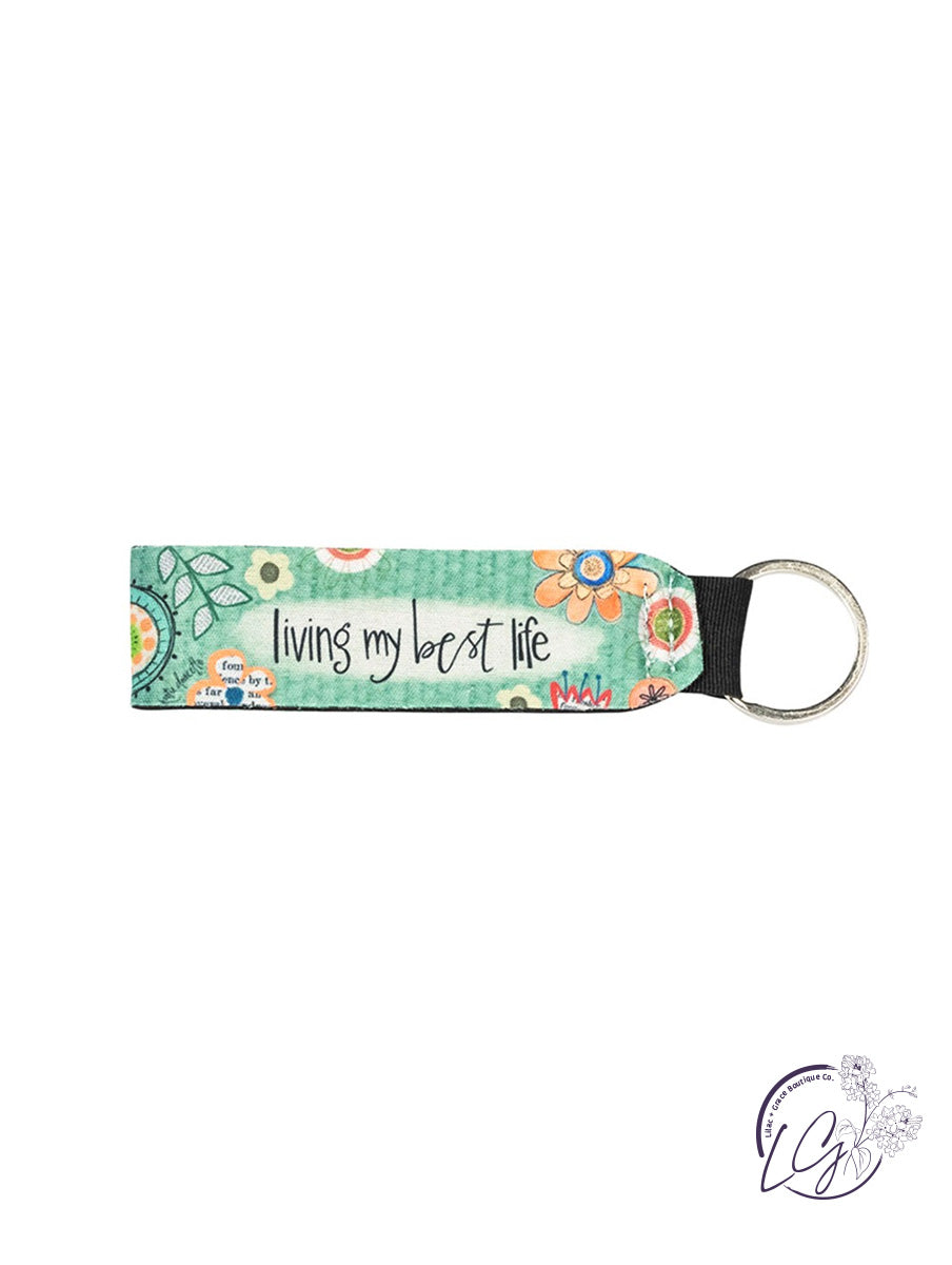 Wristlet Inspirational Keychain