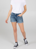 Katy Boyfriend Mid-Rise Shorts by Silver Jeans