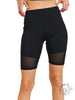 Sheer Elegance Biker Shorts