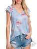 Happy Hour Ruffled Sleeve Top