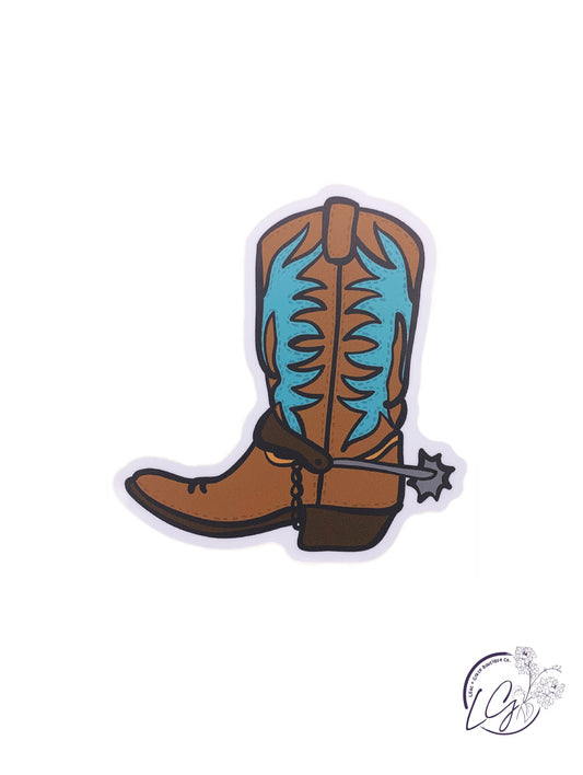 Cowboy Boot Sticker