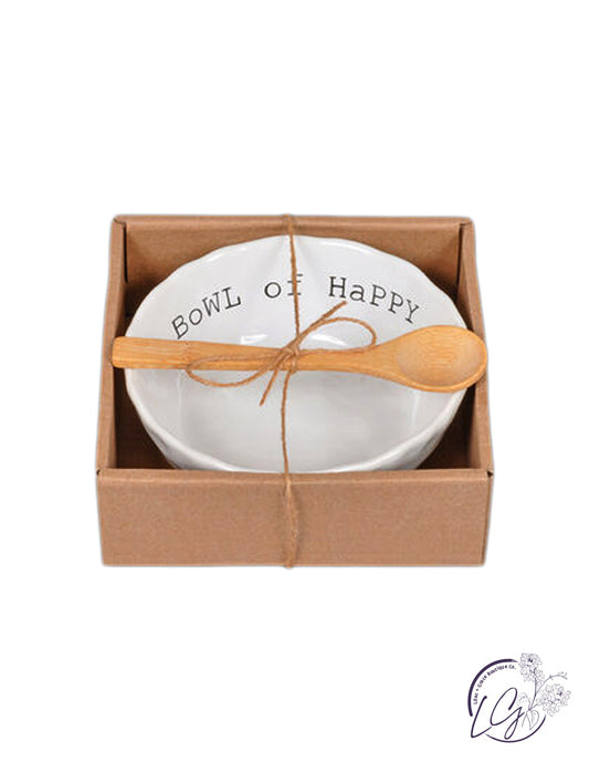 Bowl with Spoon Set