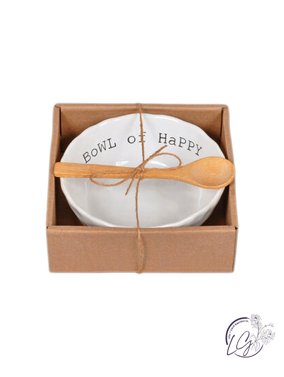Bowl with Spoon Set