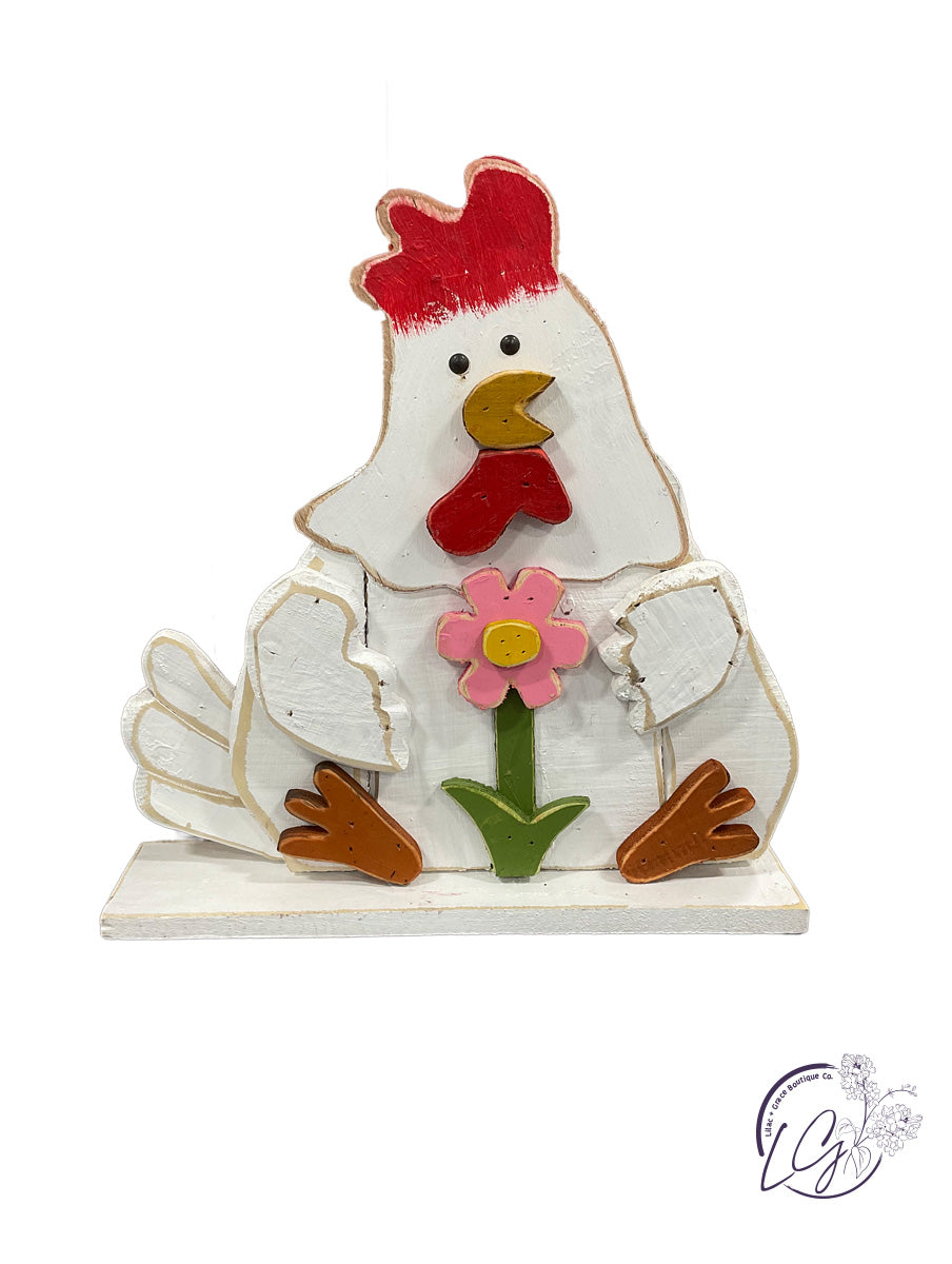 SPRING CHICKEN WOOD STANDER