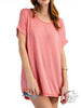 Creative Days Ahead Soft Light Weight Hi Low Knit Tunic Top