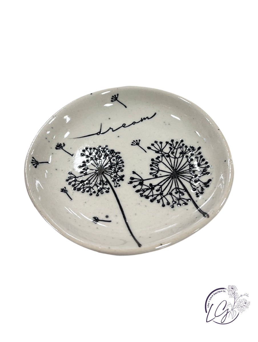 Stoneware Neutral Zone Wish Trinket Dish