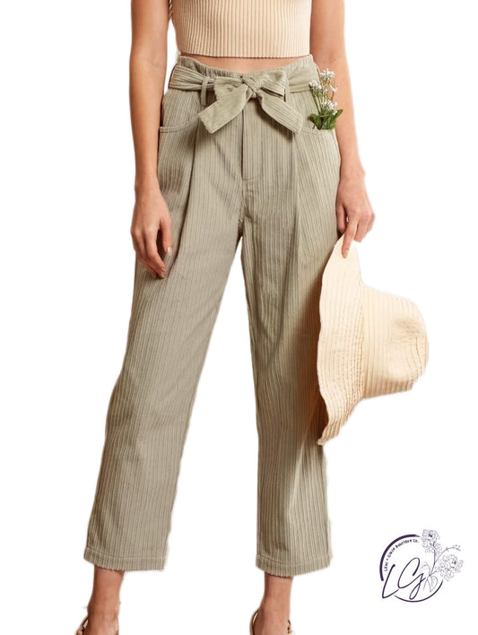 Never Go Without Corduroy High-Rise Pants