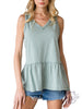 High Standards Knit Babydoll Tank