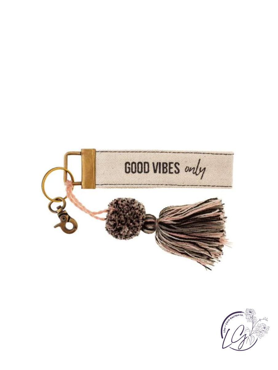 Canvas Tassel Keychains