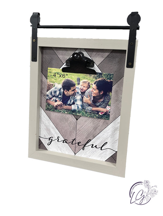 Wood Rustic Modern 4x6 Photo Frame