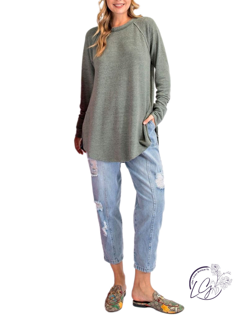 My Relaxed Side Brushed Tunic