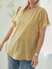 Curvy Happy Days Short Sleeve Top