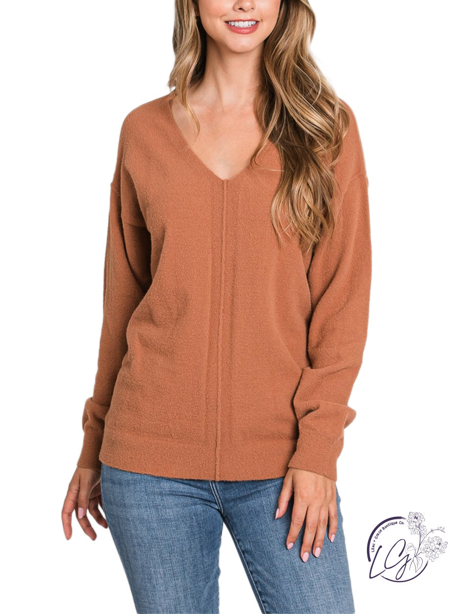 Soft V-Neck Sweater