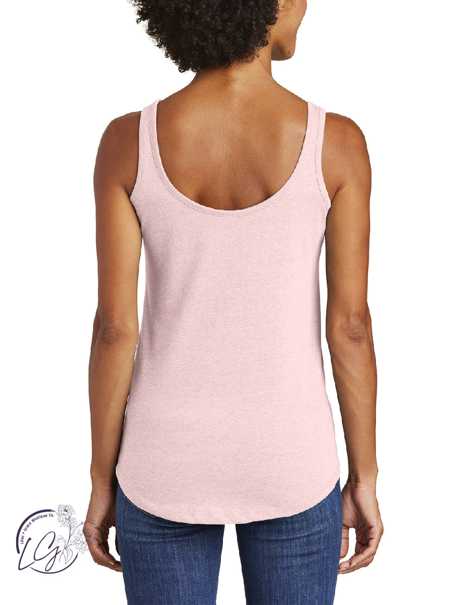 Signature Basic Tank Top in Heather Rose