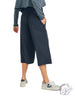 Culotte Pants With Elastic Waistband