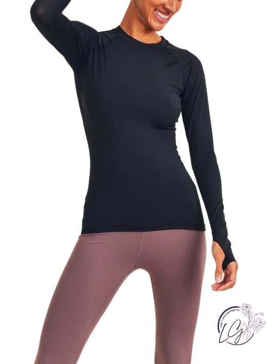 Cool-Touch Raglan w/ Long Mesh Sleeves