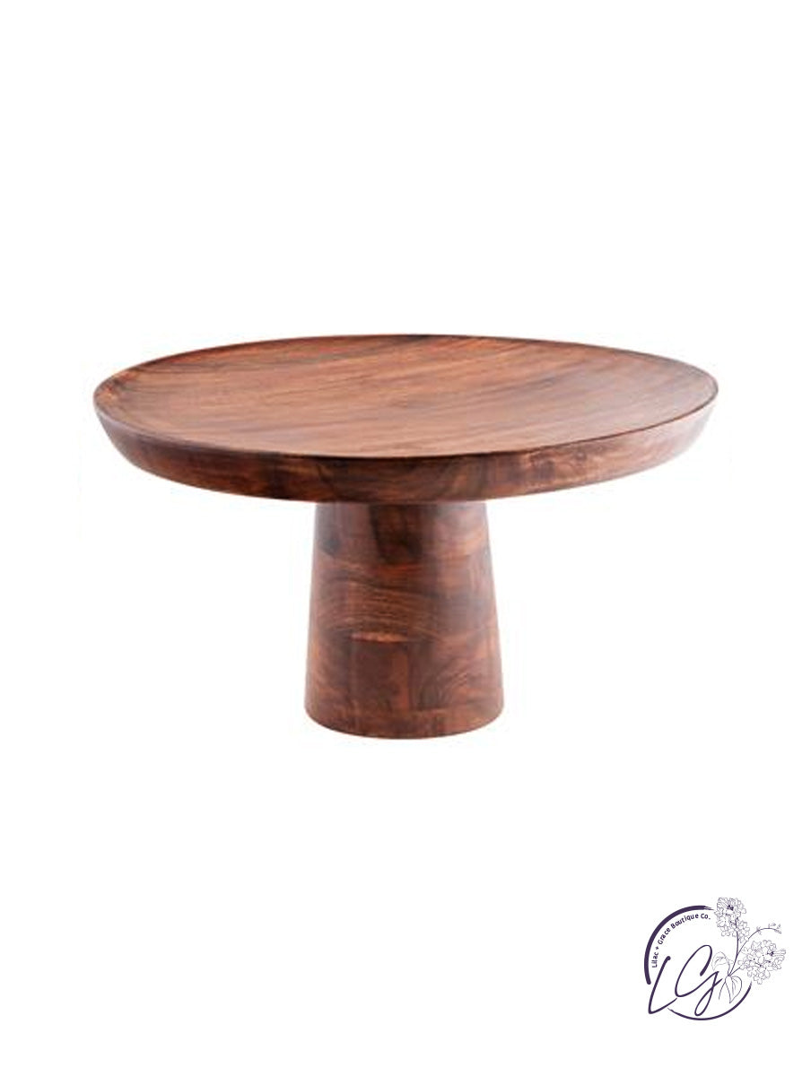 Sierra Wood Cake Stand