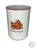 Farmhouse Christmas Buckets