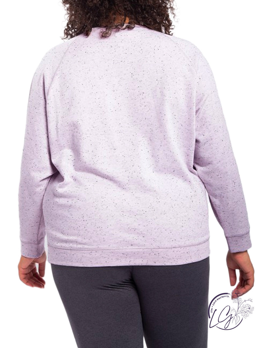 Curvy Sprinkled Love Long Sleeve