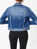 Malia Frayed Denim Jacket by KanCan