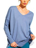 Soft Breeze High-Low V-Neck Knit