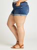 Curvy Marie Mid Rise Boyfriend Short by Silver Jeans