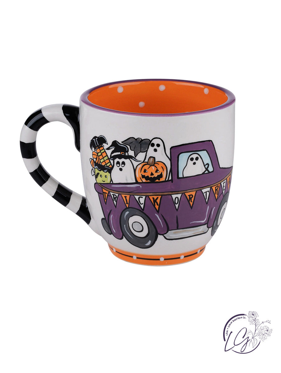 Happy Halloween Truck Mug