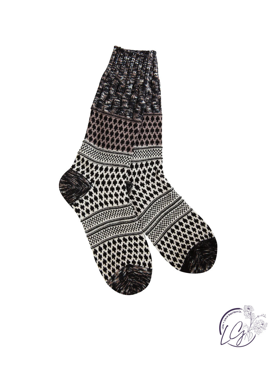 Holiday Gallery Textured Crew Sock