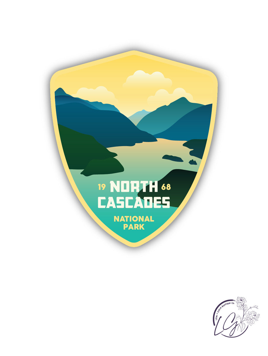 North Cascades National Park Sticker