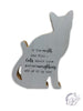 WOOD CAT CUTOUT TABLETOP SIGN