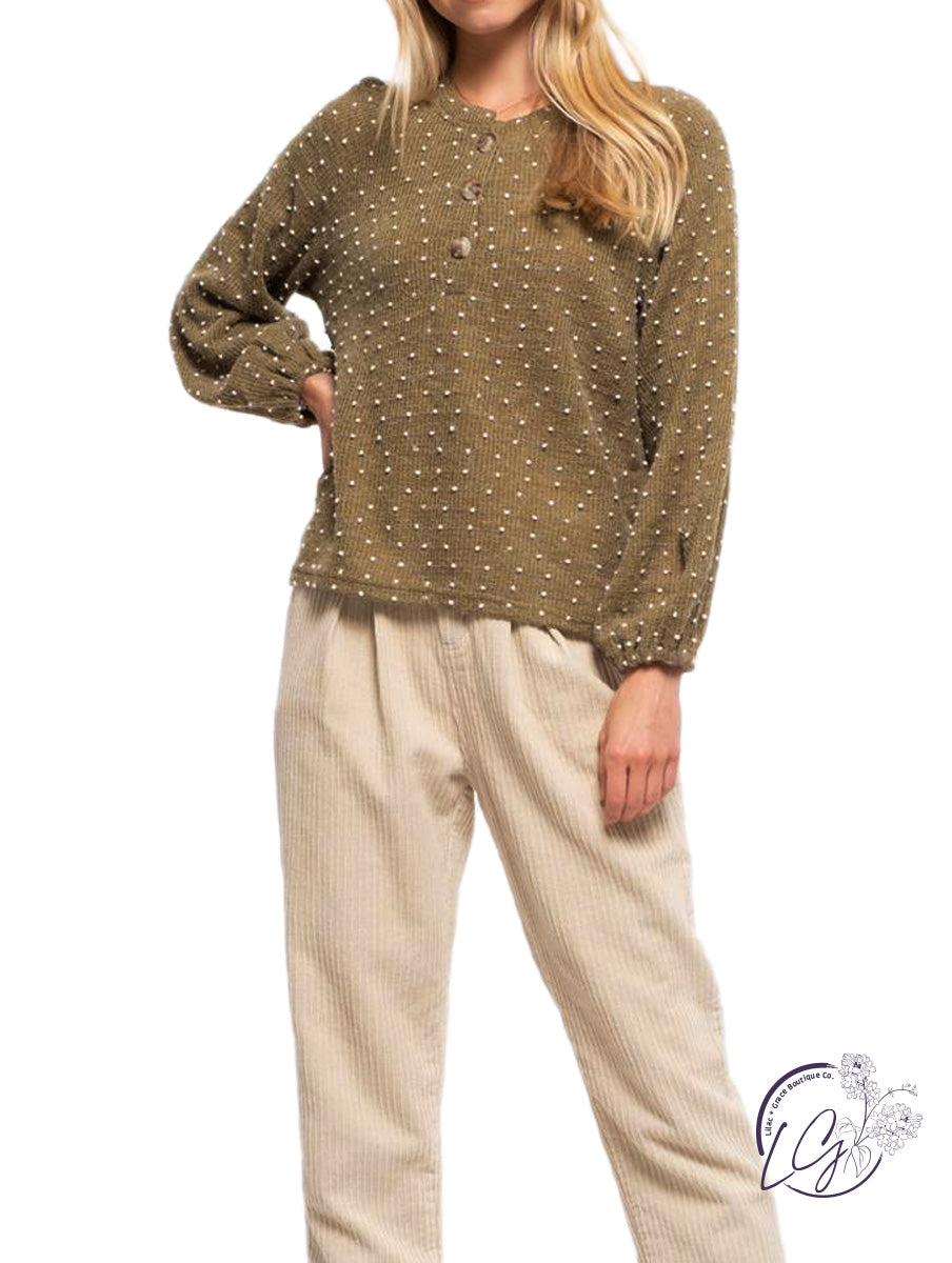 Chasing A Dream Dotted Long Sleeve