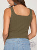 In A Dream Ribbed Crop Tank Top