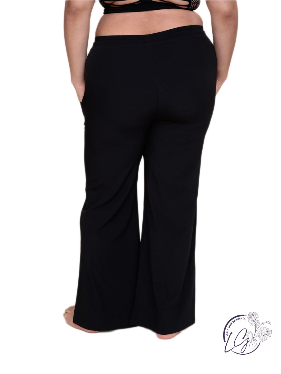 Curvy Toggle Waistband Lounge Pants