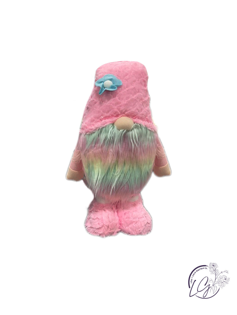 Spring Rainbow Gnome Stretch Leg