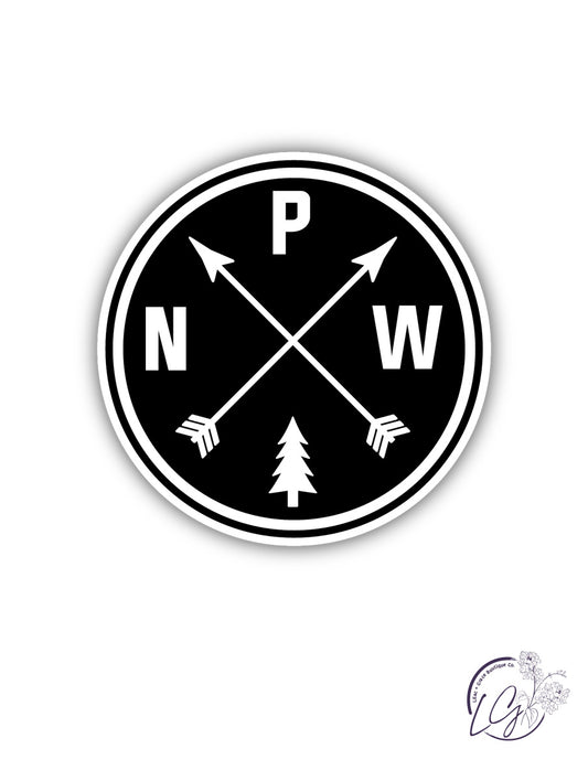 PNW Arrows Sticker