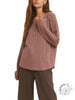 Elegant Waffle Long Sleeve