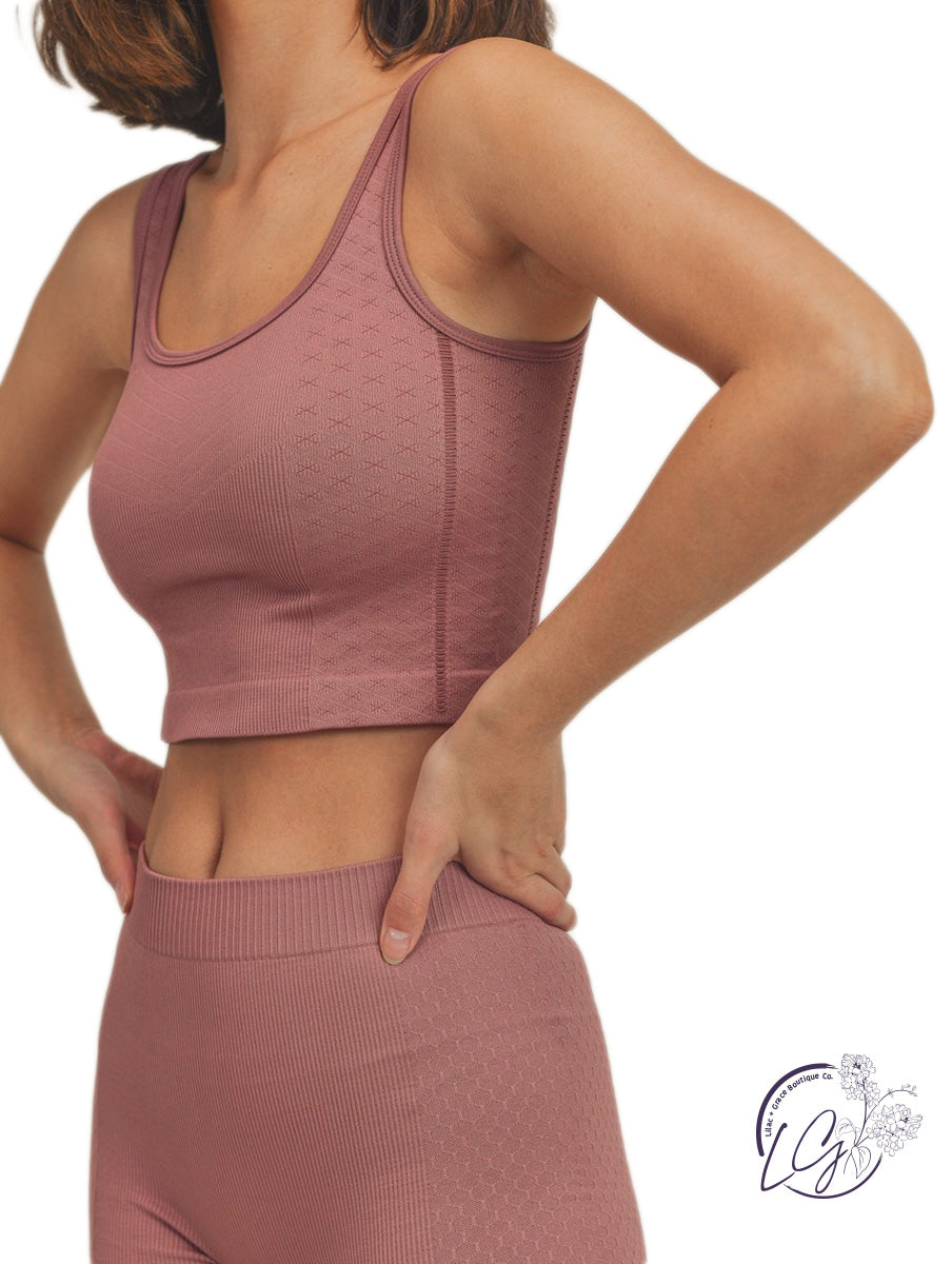 Seamless Cropped Tank Top