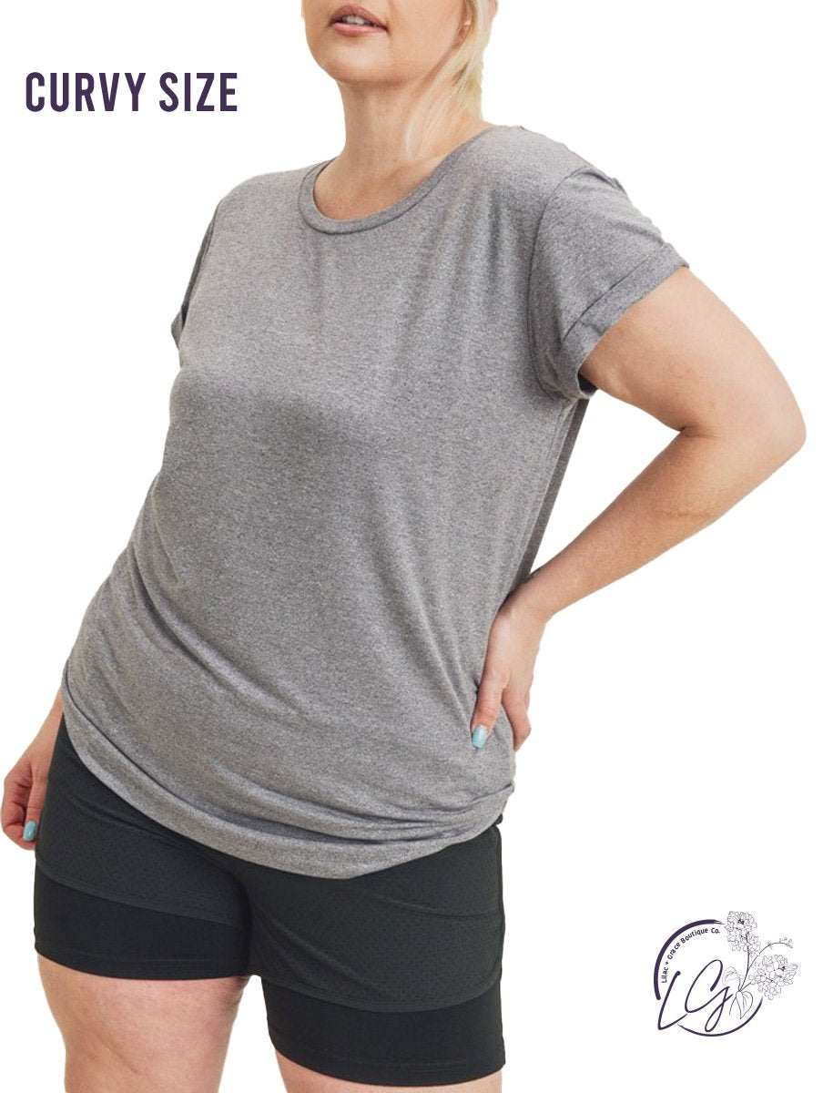 Curvy Essentials Short Sleeve Tee