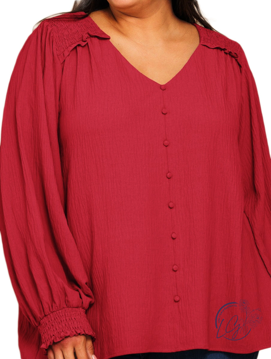 Curvy Lost It Blouse