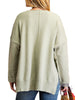 Light Wind Brushed Yarn Knitted Sweater Top